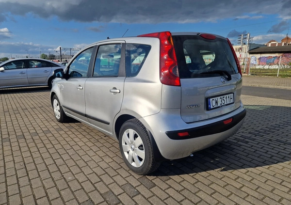 Nissan Note cena 12900 przebieg: 178000, rok produkcji 2006 z Myszków małe 154